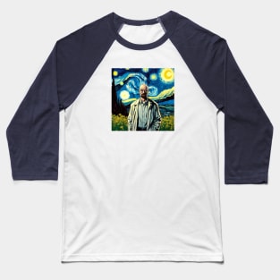 Heisenberg (Walter White) In Starry Night Baseball T-Shirt